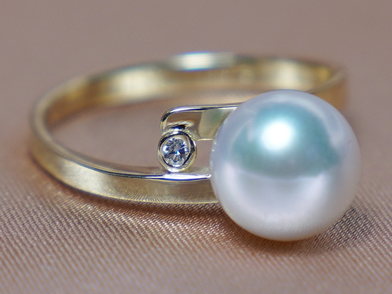 Luxus akoya igazgyöngy gyűrű MyPearls